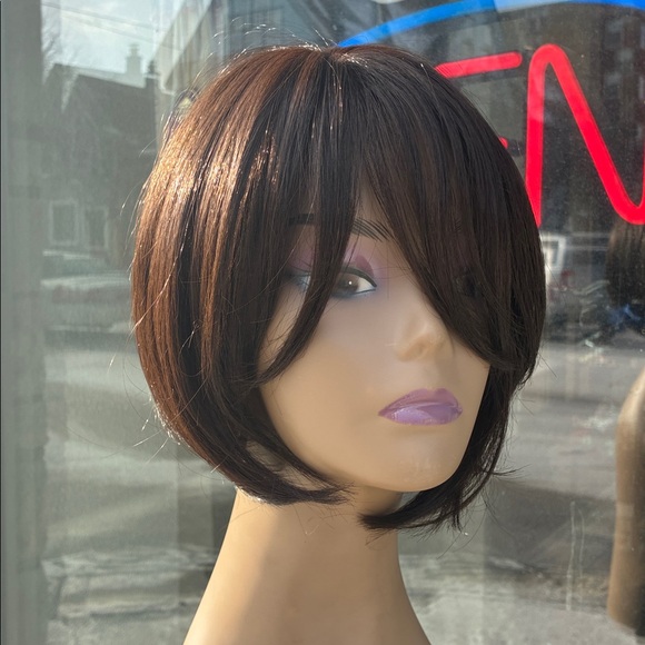 Fulllace Brown Wig short brown number 4 soft lace cap Bob main image 10